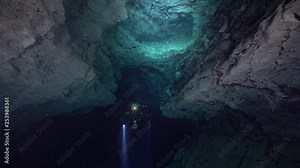 Cave diving in Budapest