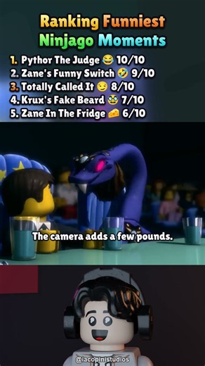 Ranking Funniest Ninjago Moments… #1 Never Gets Old 😂 #ninjago #lego