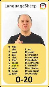 🇩🇪 Count vom 1-20 correctly!
