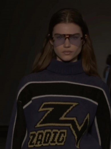 Meghan Roche Runway Walk for Zadig & Voltaire