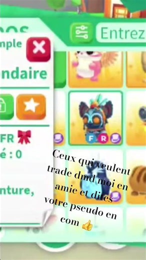 trade sur adopte me