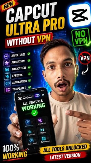 How to Download CapCut Ultra Pro Latest Version | No VPN | All Features Working