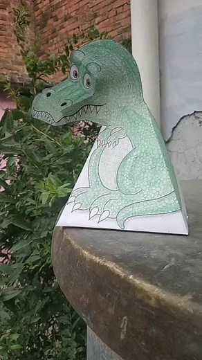 T-Rex Art Illusion Revealed