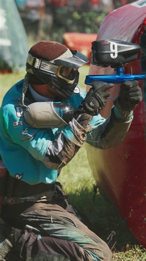 Clean & CRISPY Off the BREAK! #challenge #paintball