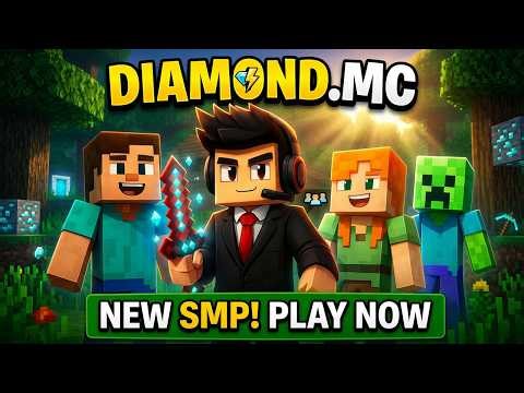 ⚡ DIAMOND.MC Launch | NEW SMP Server Play With Friends Now!