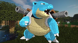 Minecraft Blastoise Build Schematic - 3D model by inostupid
