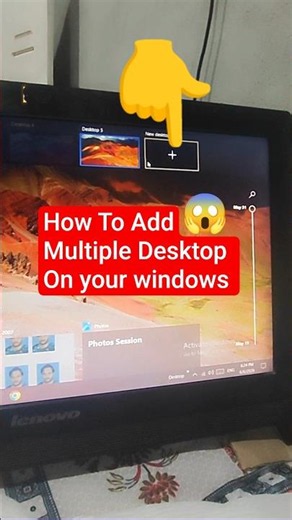 how to add multiple Desktop in windows #windows #pc #laptop
