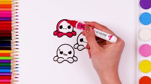 Learning Colors Through a Fun Drawing