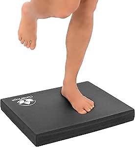Clever Yoga Balance Pad - Foam Balance Pad for Exercise, Pilates & Workout, Non-Slip Thick Foam Base & Physical Therapy Equipment for Strength & Stability Training