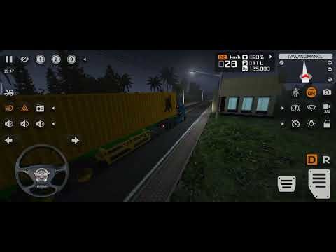 Extreme Night Truck Driving | Realistic Sound & Lights