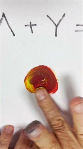 🎨 Magenta + Yellow Karışınca Ne Olur?#colormixing #cmyk #stemlearning #renkleriöğreniyoruz #bilsem