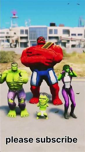 GTA V : RANDOM BABY VS HULK BABY SUPERHERO BATTLE 🔥 #shorts #gta5