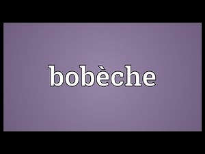 Bobèche Meaning