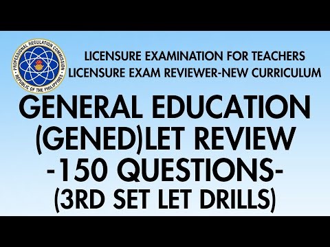 LET Reviewer 2026 General Education (GenEd) – 150 Questions | 3rd Set | LET Drills