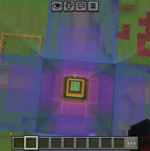 Minecraft rainbow 🌈 colour illusion 😵‍💫