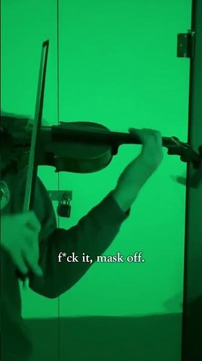 Mask off on the Violin