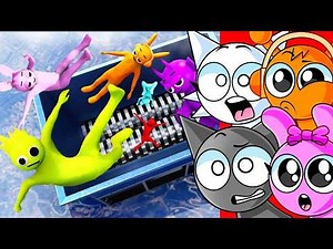 SPRUNKI SQUAD VS 5975949 FEET FALL