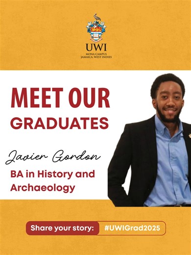 🌟 From Mona to National Impact 🌟 The BA History & Archaeology programme at UWI Mona was more than just a degree—it was a transformative journey. Your journey to success can start here too! 💙💛 👉 Learn more and apply at mona.uwi.edu #UWIReady #FuturePelican #MonaLife #UWIAlumni #UWIGrad | The University of the West Indies, Mona