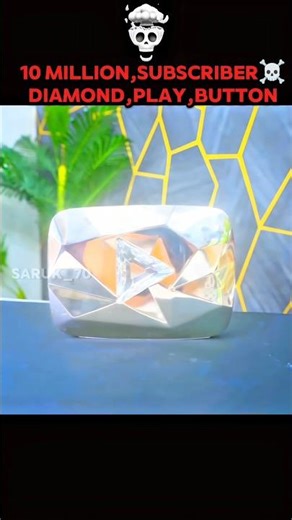 10 million subscriber diamond play button ▶️✅