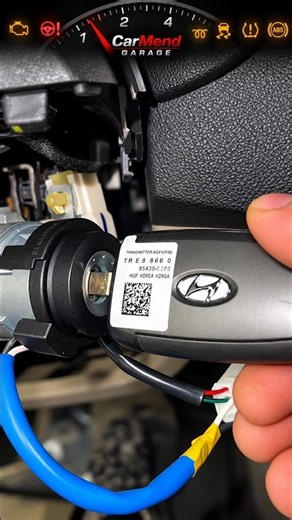 Hyundai Key Cylinder Lock Set Replacement | Ignition Lock Repair #shorts