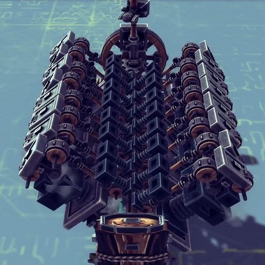 Besiege Engine Model [V8 OHV]