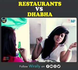 Restaurants vs Dhaba || Mahathalli For More Videos : https://goo.gl/hLSkzS | Mahathalli