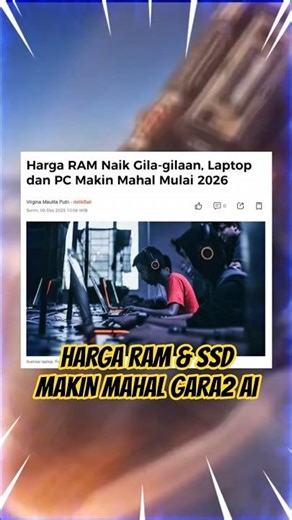 HARGA PC LAPTOP & HP NAIK TAJAM! GARA-GARA RAM & SSD! UPGRADE SEKARANG! 😱 RedMagic 11 Pro #shorts
