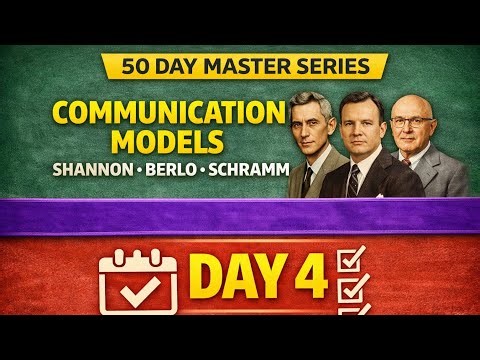 UGC NET Paper 1 | Communication Models✔️| Shannon Weaver, Berlo, Schramm | Day 4 | thedoseyouneed 🚀