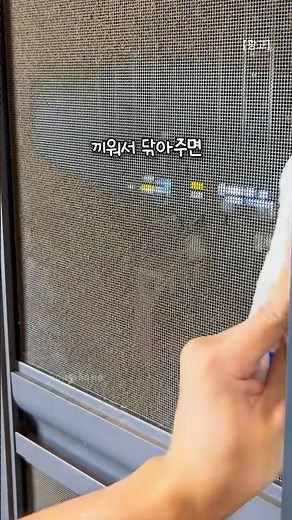 If You Go to Daiso, You Must Buy This: How to Clean Screen Doors to Stop Allergies #AllergyRelief...