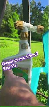 Hose Sprayer Not Mixing Chemicals Easy Fix | Capt Jack's LawnWeed Brew #garden #gardening