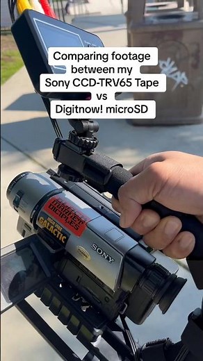 Footage Comparison Sony CCD-TRV65 Tape vs. Digitnow! microSD #tapeless #camcorder #sony #digitnow