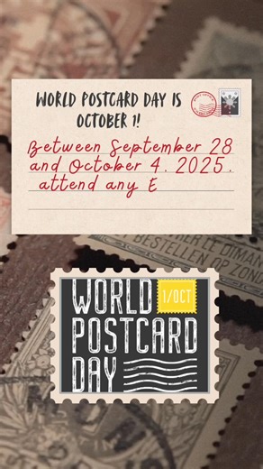 From hidden caches to handwritten notes, both geocaching and postcards foster connection, turning strangers into fellow explorers. 📫 💌 tinyurl.com/sh7phr75 💌 World Postcard Day is coming up on October 1, and we’re excited to announce a new souvenir to mark the occasion! Celebrate with us by attending any geocaching Event from September 28 to October 4, 2025. | Geocaching