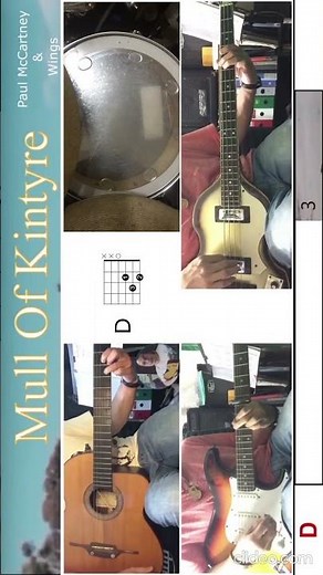 Mull of Kintyre: #GuitarTutorial #MullOfKintyre #MusicLovers #GuitarChords #SingAlong #SongLyrics