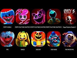 Poppy Playtime Chapter : 1 2 3 4 5 6 7 & 8 FULL Game Movie, All New Bosses & Endings