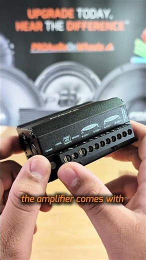 MINI 4 Channel 400 Watts - Full Range Amplifier - MDX400.4 2 Ohm