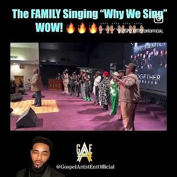 The Family singing “Why We Sing” LIVE at their new EP Release! Raw Vocals🔥#thefamily #gospelmusic