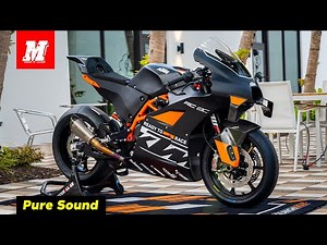 2023 KTM RC8C Pure Exhaust Sound | Motomillion