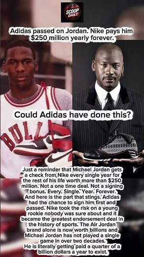 Nike Pays Michael Jordan Over $250 Million Every Year for the Rest of His Life