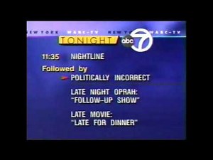 WABC Late Night Lineup Schedule Bumper 1999