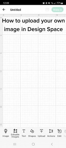 How to Upload Your Own Image in Cricut Design Space