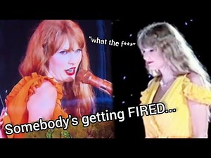 Taylor Swift FAILS on stage at The Eras Tour