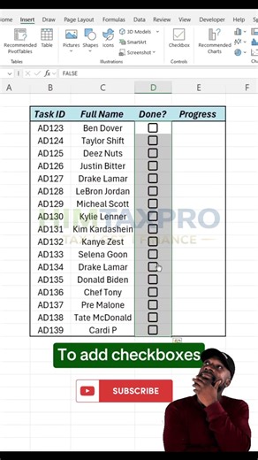 Excel Main Checkbox And Do Do Check List Ya Task Checklist Kare Banyal #excel #exceltips #viral