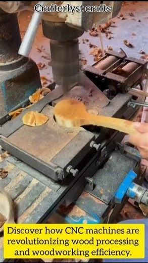 CNC machines are revolutionizing wood processing and woodworking efficiency#wood#machine#satisfying