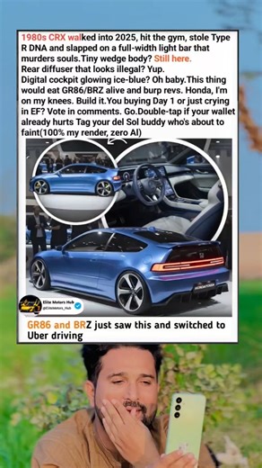 The 80s CRX Reborn for 2025: Type R DNA, Savage Aero, and Internet-Breaking Energy