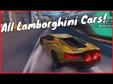 Asphalt 9 Legends All Lamborghini Cars Golden Gameplay | Lamborghini Revuelto MP2