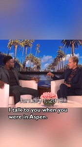 Kevin Hart told me about his adventurous New Years. | Ellen DeGeneres