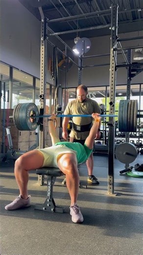 I kept hitting the rack 😅 | #benchpress #powerlifting #crossfit