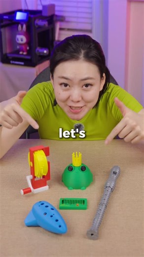 SleepyCrafter on Instagram: "Are 3d printed music instruments actually useful?! 🎶😳#reels #3dprinting #music #gadget"