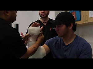 Application of Sugar Tong Splint