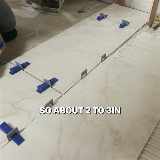 Where to Place Tile Leveling Clips #marshalltown #tiletips #diy